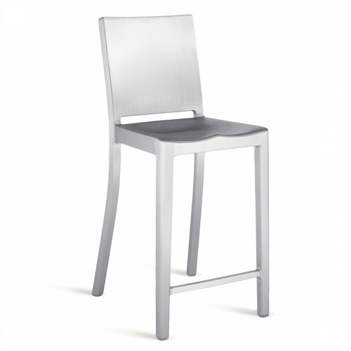 Sedia alta contemporanea - HUDSON : HUDCTR 24  - emeco - in alluminio / per uso residenziale / senza braccioli