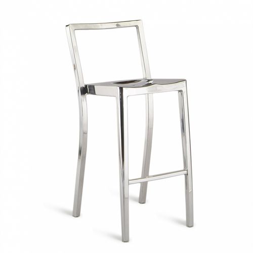 Sgabello da bar contemporaneo - ICON : ICONBAR 30P  - emeco - con supporto in alluminio / impilabile / contract