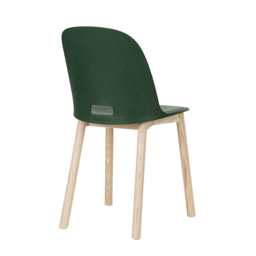 Sedia contemporanea - ALFI - emeco - da interno / in legno / con schienale alto