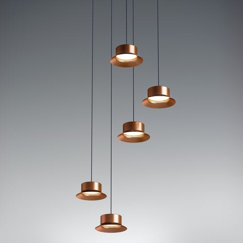 Lampada a sospensione - MAINE : T-3415L / T-3416L - ESTILUZ - in metallo / in acrilico / contemporanea