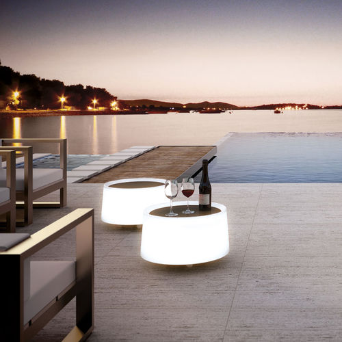 Tavolino basso contemporaneo - DOT : M-2907X / M-2907BT - ESTILUZ - in polietilene / in acrilico / rettangolare