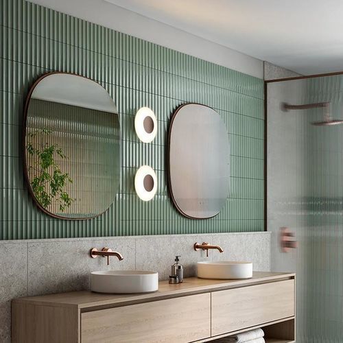 Applique contemporanea - THALES 4080 - ESTILUZ - da interno / in vetro / tonda