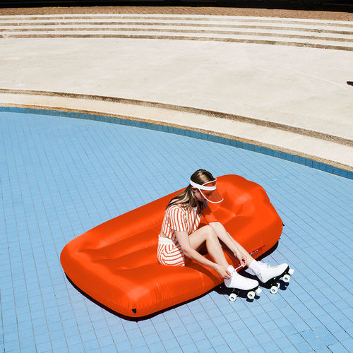 Lettino prendisole contemporaneo - LAMZAC L - Fatboy the original - in poliestere / in nylon / da giardino