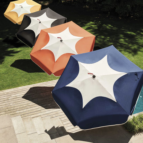 Ombrellone esagonale - SUNSHADY - Fatboy the original - palo centrale / inclinabile / in poliestere