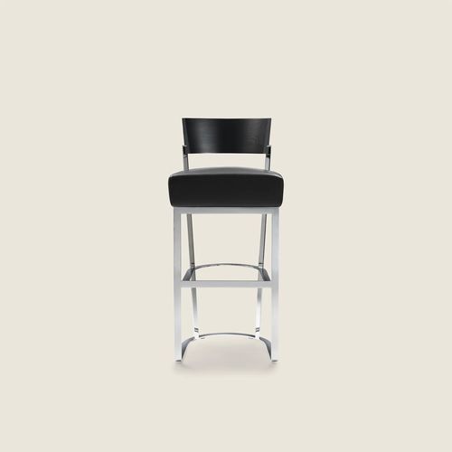 Sgabello da bar contemporaneo - MORGAN - FLEXFORM - in schiuma di poliuretano / con supporto in metallo / con base a U