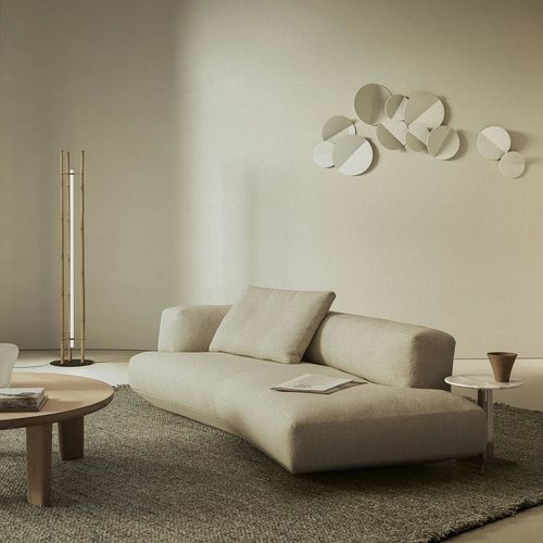 Chaise longue contemporanea - LOUNGESCAPE - FLEXFORM - in tessuto / in pelle / in metallo
