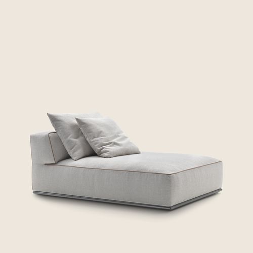 Chaise longue contemporanea - PERRY - FLEXFORM - in tessuto / in schiuma di poliuretano / in pelle