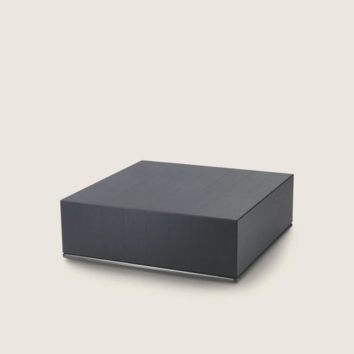 Tavolino basso contemporaneo - PERRY - FLEXFORM - epossidico / con supporto in metallo / con base in resina epossidica
