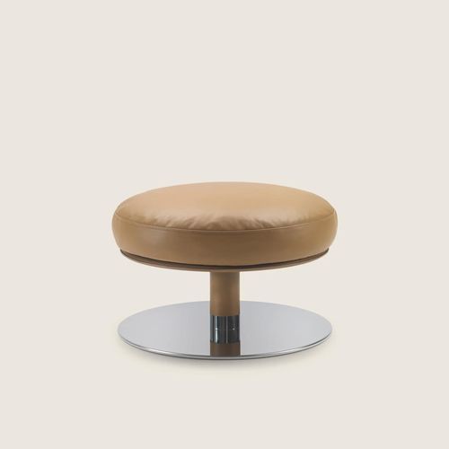 Ottomana contemporanea - ERI - FLEXFORM - in tessuto / in pelle / in legno