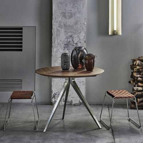 Ottomana contemporanea - MATE - FLEXFORM - in termoplastica / in metallo / in pelle