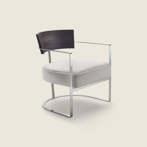 Poltrona design minimalista - MORGAN - FLEXFORM - in schiuma di poliuretano / in tessuto / in metallo