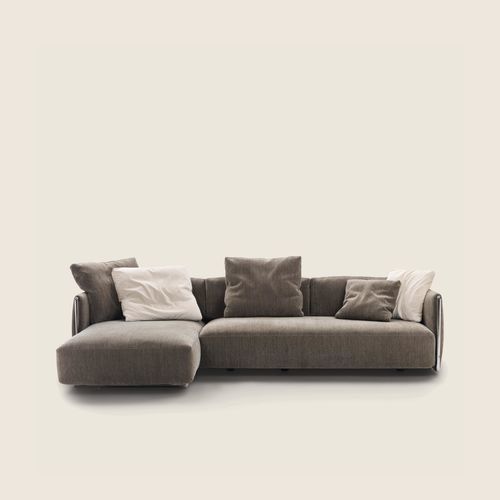 Divano modulare - EDMOND - FLEXFORM - moderno / in tessuto / in legno massiccio