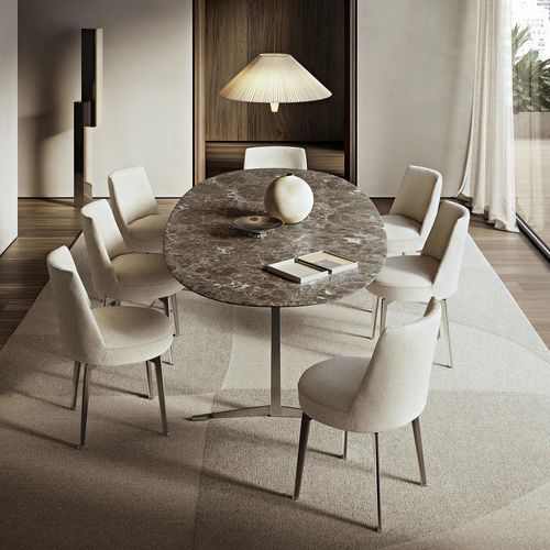Tavolo da pranzo contemporaneo - FLY - FLEXFORM - in termoplastica / in metallo / in noce