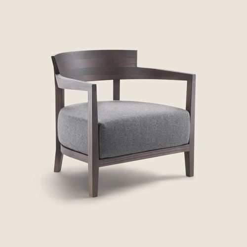Poltrona contemporanea - JENNY - FLEXFORM - in tessuto / in poliuretano / in legno massiccio