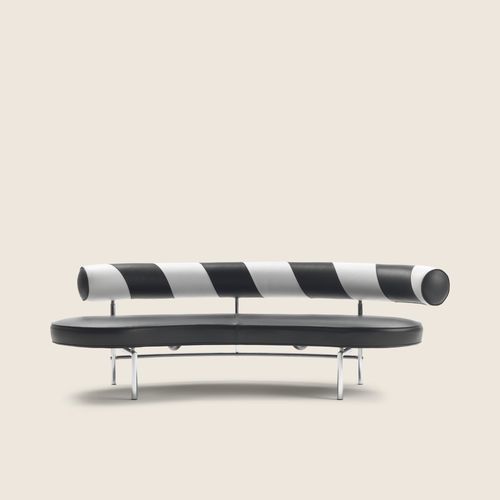 Divano contemporaneo - MAX - FLEXFORM - per interni / in pelle / bianco