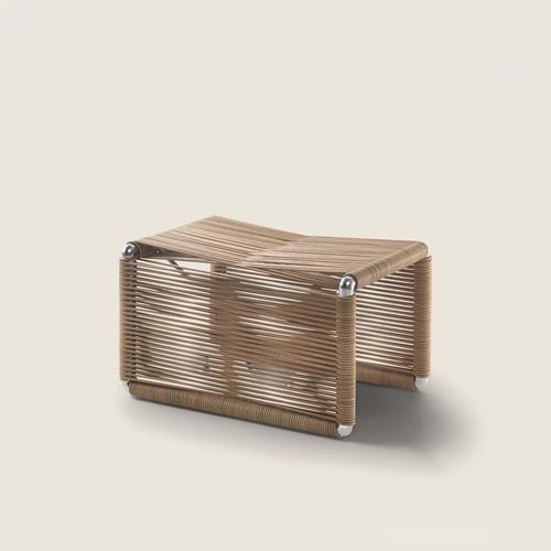 Ottomana contemporanea - TINDARI - FLEXFORM - in metallo / in pelle / in corda