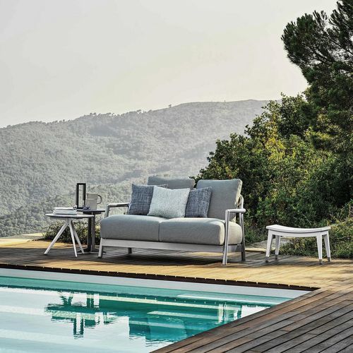 Divano compatto - ALISON - FLEXFORM - moderno / da esterno / in laminato