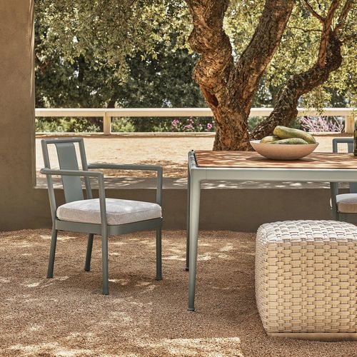 Sedia da pranzo moderna - CAMARGUE - FLEXFORM - per esterni / in termoplastica / in alluminio