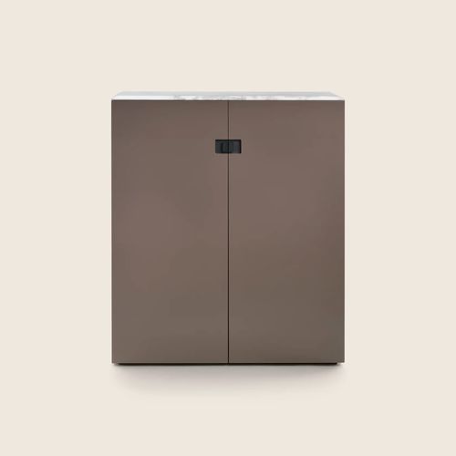 Cassettone alto - RAFAEL - FLEXFORM - contemporaneo / in metallo / impiallacciato in legno