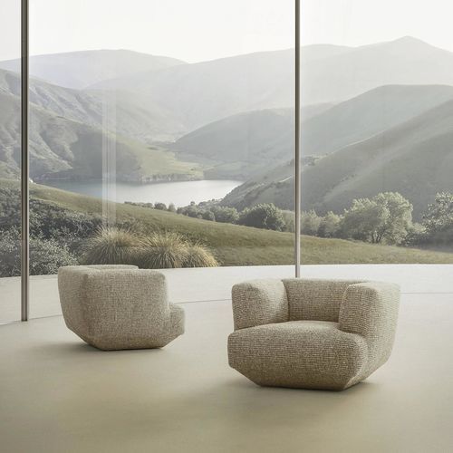 Poltrona moderna - LOUNGESCAPE - FLEXFORM - in pelle / in tessuto / imbottita