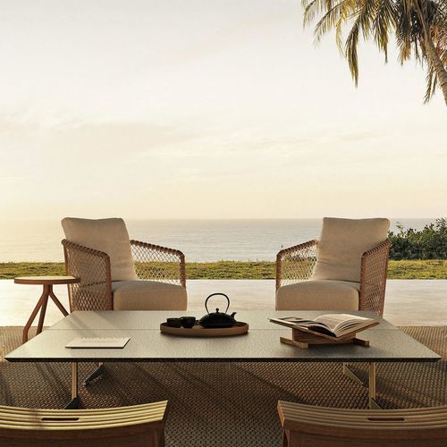 Poltrona moderna - OASIS - FLEXFORM - con rivestimento epossidico / in acciaio con rivestimento a polvere / in acciaio