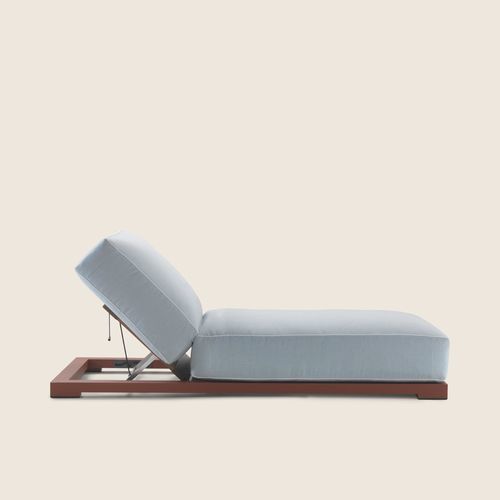 Dormeuse design minimalista - MILOS - FLEXFORM - in alluminio / in tessuto / in cotone