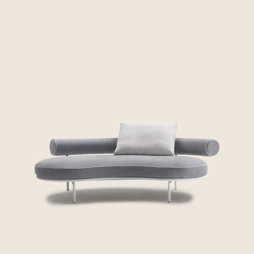 Divano rotondo - SUPERMAX OUTDOOR - FLEXFORM - design originale / da esterno / in laminato