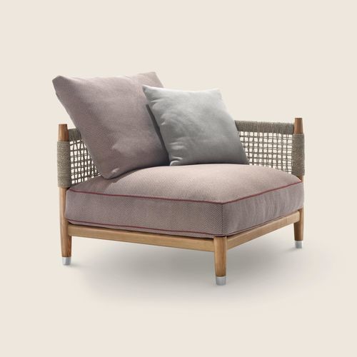 Poltrona Retro - PARKER OUTDOOR - FLEXFORM - in espanso / in tessuto / idrorepellente