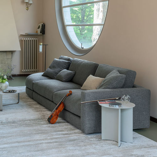 Divano modulare - MYPLACE - Flou - d'angolo / contemporaneo / in tessuto