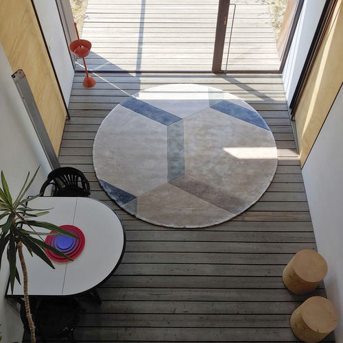 Tappeto contemporaneo - COBBLESTONE - G.T.DESIGN - geometrico / in Tencel® / rettangolare