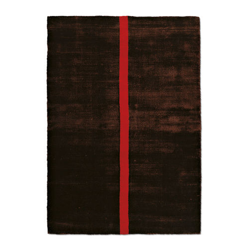 Tappeto contemporaneo - ROSSO VIVO 1 - G.T.DESIGN - a righe / in viscosa / rettangolare
