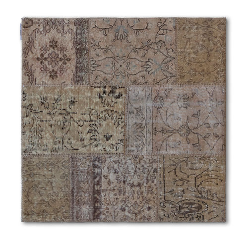 Tappeto contemporaneo - MeatPacking Naturale - G.T.DESIGN - patchwork / in lana / in cotone