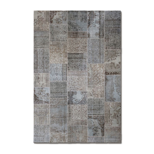 Tappeto patchwork - MEATPACKING ARGENTO - G.T.DESIGN - contemporaneo / in lana / in cotone