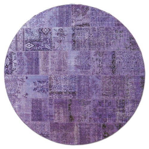 Tappeto contemporaneo - MeatPacking Viola Chiaro - G.T.DESIGN - patchwork / in lana / in cotone