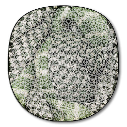 Tappeto contemporaneo - ULTRANATIVE 7 - G.T.DESIGN - con motivi geometrici / a quadretti / econyl