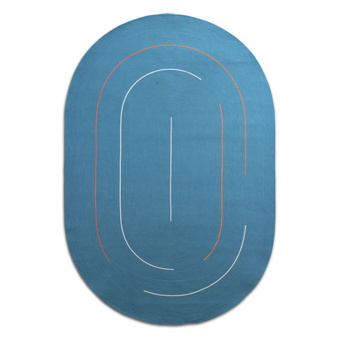 Tappeto contemporaneo - Hula Hoop Track - G.T.DESIGN - a righe / geometrico / multicolore