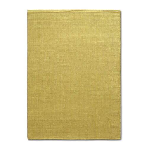 Tappeto contemporaneo - Loop Unito Giallo - G.T.DESIGN - a tinta unita / in juta / rettangolare