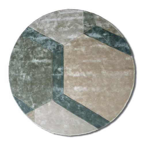 Tappeto contemporaneo - Cobblestone  - G.T.DESIGN - geometrico / in Tencel® / rettangolare
