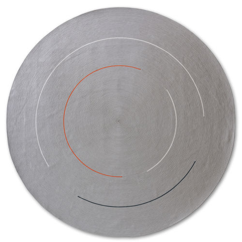 Tappeto contemporaneo - Hula Hoop Circle - G.T.DESIGN - a righe / con motivi geometrici / a tinta unita