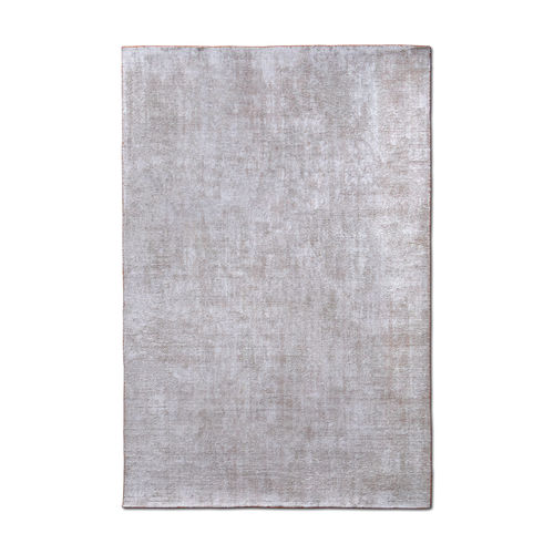 Tappeto contemporaneo - Boom Grigio Ocra - G.T.DESIGN - a righe / a tinta unita / in fibra di bambù