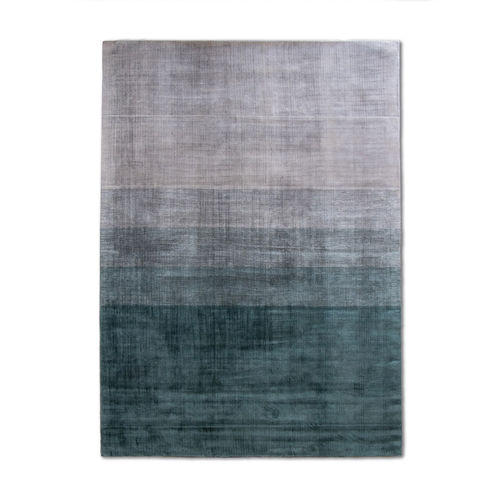 Tappeto contemporaneo - Stripes Party - Acque Platino - G.T.DESIGN - a righe / in viscosa / rettangolare