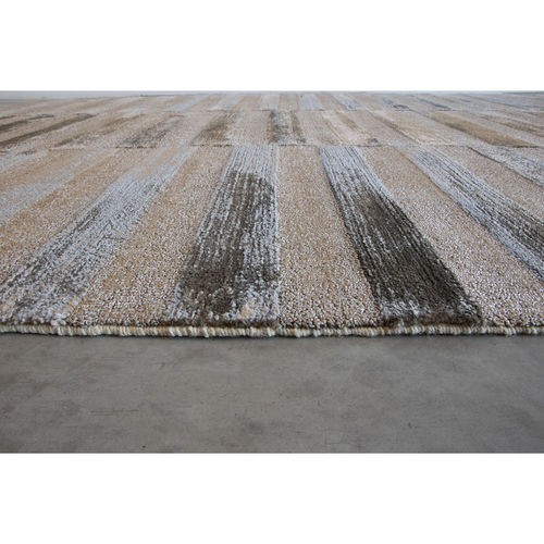 Tappeto contemporaneo - KAMA ALLEGRO CON BRIO : SABBIA LUNARE - G.T.DESIGN - patchwork / in viscosa / quadrato