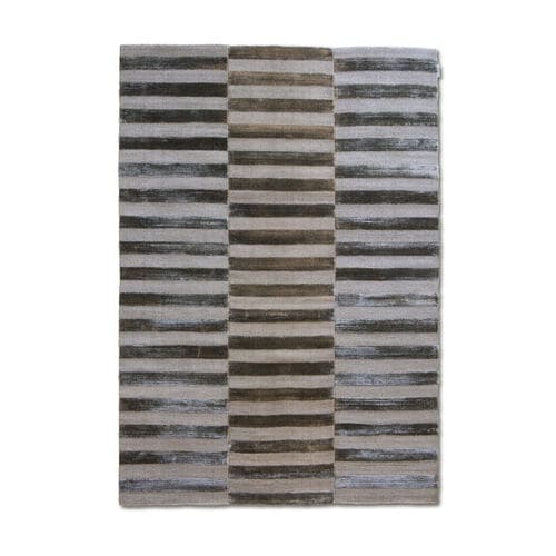 Tappeto contemporaneo - Kama Allegro con Brio : sabbia lunare - G.T.DESIGN - patchwork / in viscosa / rettangolare
