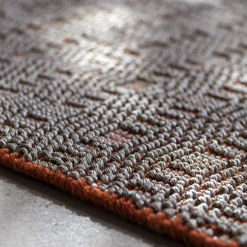 Tappeto contemporaneo - Paglietta Cotta Ocra - G.T.DESIGN - a motivi / a tinta unita / in poliestere