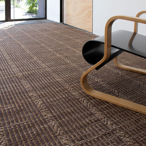 Tappeto contemporaneo - Sahil Terra - G.T.DESIGN - a righe / in juta / rettangolare