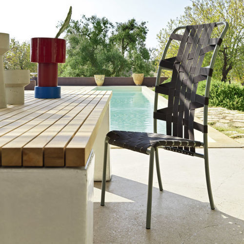 Sedia minimalista - INOUT - GERVASONI - da interno / da esterno / in PVC