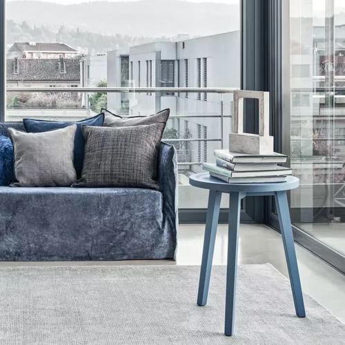 Tavolo d'appoggio contemporaneo - GRAY 41 - GERVASONI - in rovere / in noce / con supporto in quercia