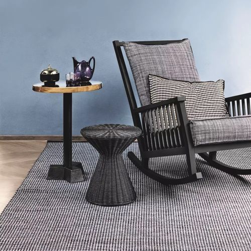 Tavolo d'appoggio design originale - Bolla 12 - GERVASONI - in resina intrecciata / in vimini / con supporto in resina intrecciata