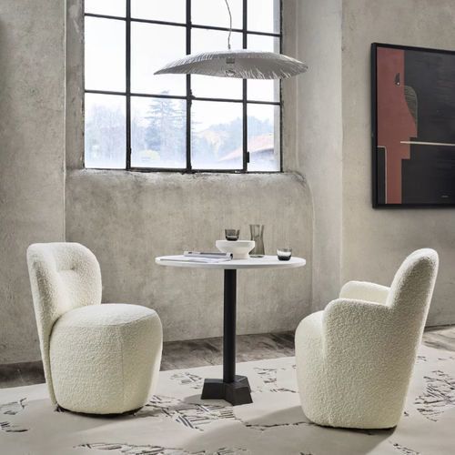 Sedia da pranzo moderna - LOLL - GERVASONI - da interno / in schiuma di poliuretano / con supporto in legno