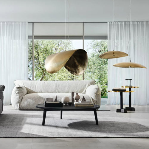 Lampada a sospensione - BRASS - GERVASONI - in ottone / contemporanea / con cavo